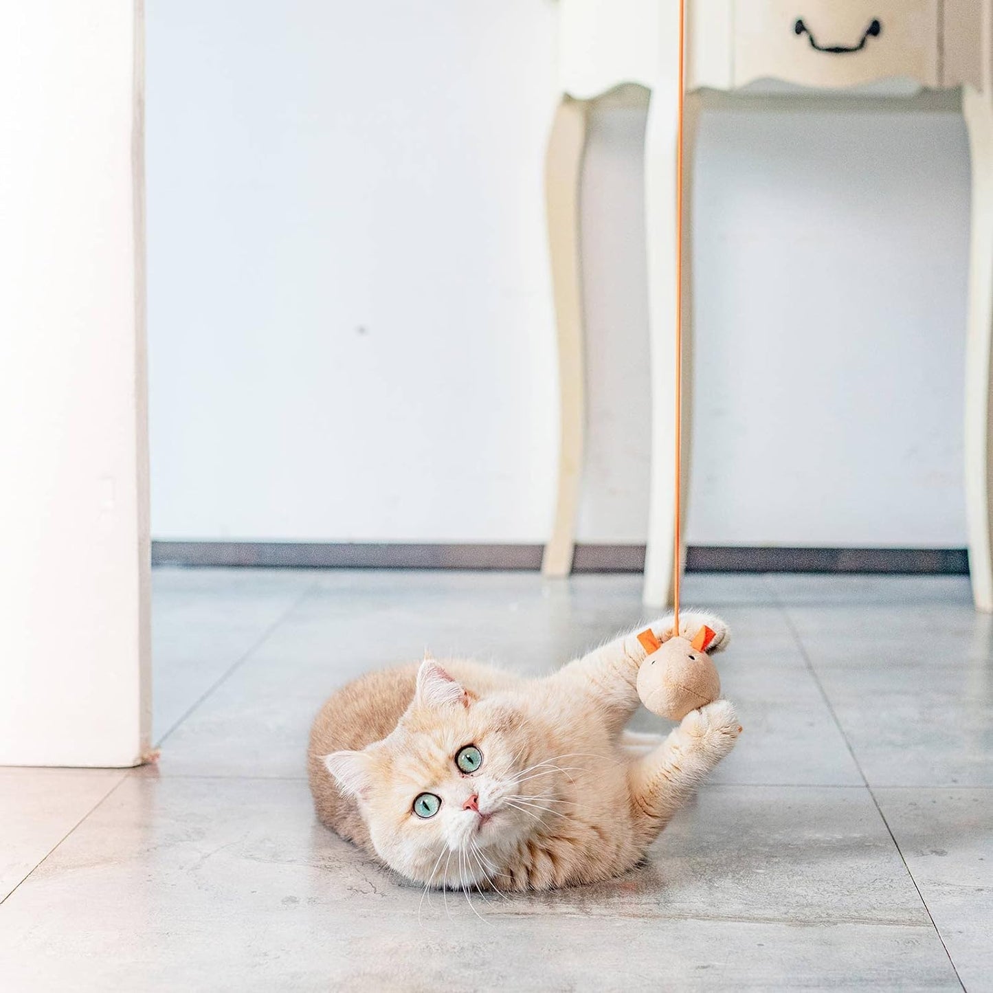 Cat Toy Mouse - Door Hanging- Catnip - Jingly Bell - Cat Door Frame Interactive Chew Toy for Indoor Cats